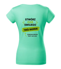 Fit V-neck — miętowy (2)