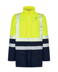 HV10U00 Kurtka Parka — Navy / Gold Fluor