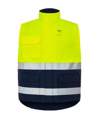 HV11U01 Kamizelka ocieplana — Navy / Gold Fluor