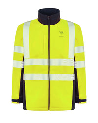 HV06U01 Kurtka softshell — Navy / Gold Fluor