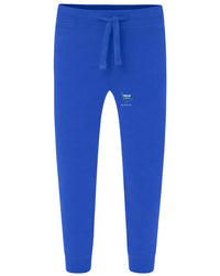 SWPANTSK240 KID PANTS CUFF FRENCH TERRY — niebieski