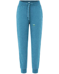SW PANTS CUFF FRENCH TERRY 240 — petrolowy
