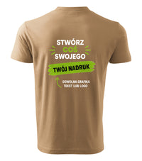 V-neck — piaskowy (2)