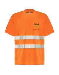HV01U00 Koszulka tech SS — pomarańczowy fluo