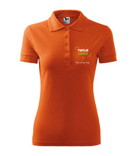 Pique Polo — pomarańczowy