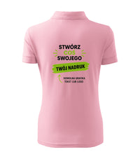 Pique Polo — różowy (2)