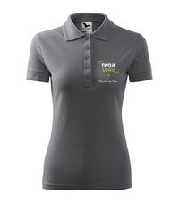 Pique Polo — stalowy