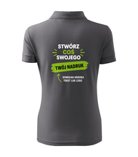 Pique Polo — stalowy (2)