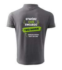 Pique Polo — stalowy (2)