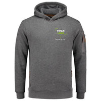 Premium Hooded Sweater — stone melange (3)