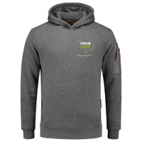 Premium Hooded Sweater — stone melange