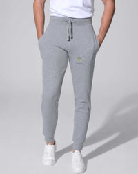 SW PANTS CUFF FRENCH TERRY 240 — szary melanż
