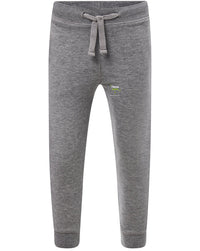 SWPANTSK240 KID PANTS CUFF FRENCH TERRY — szary melanż
