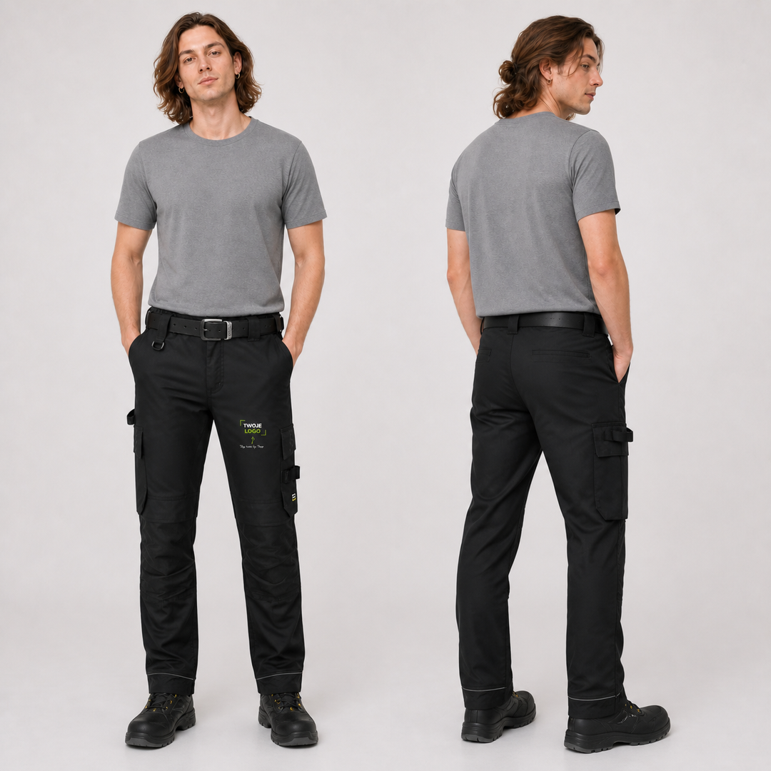 Spodnie robocze z własnym nadrukiem — bawełna z poliestrem · Tricorp Work Pants Twill Cordura Stretch
