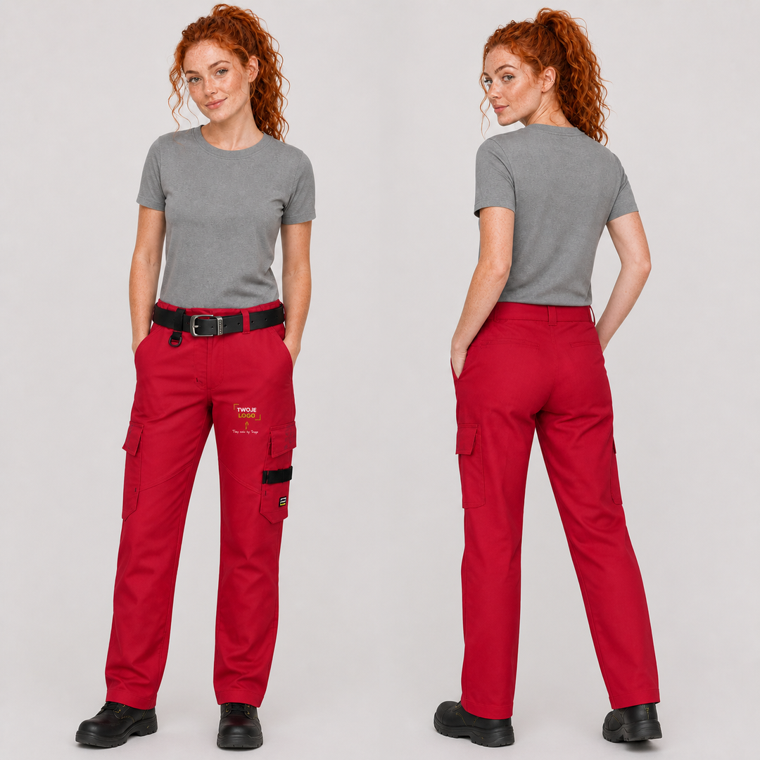 Spodnie robocze damskie z własnym nadrukiem — bawełna z poliestrem 245 g · Tricorp Work Pants Twill