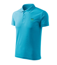 Pique Polo Free — turkus