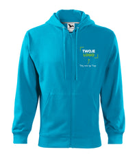 Trendy Zipper — turkus
