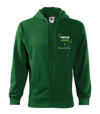 Trendy Zipper — zieleń butelkowa