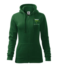 Trendy Zipper — zieleń butelkowa