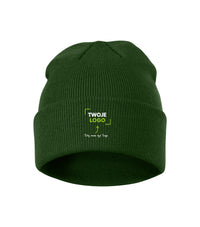 Beanie — zieleń butelkowa