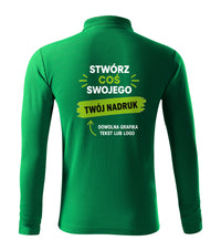 Pique Polo LS — zieleń trawy (2)