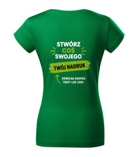 Fit V-neck — zieleń trawy (2)