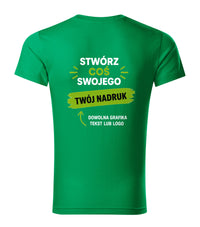 Slim Fit V-neck — zieleń trawy (2)
