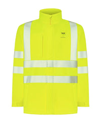 HV06U01 Kurtka softshell — żółty fluo