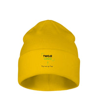 Beanie — żółty