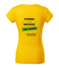 Fit V-neck — żółty (2)
